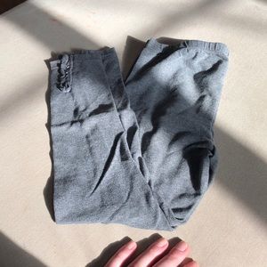 Gray leggings